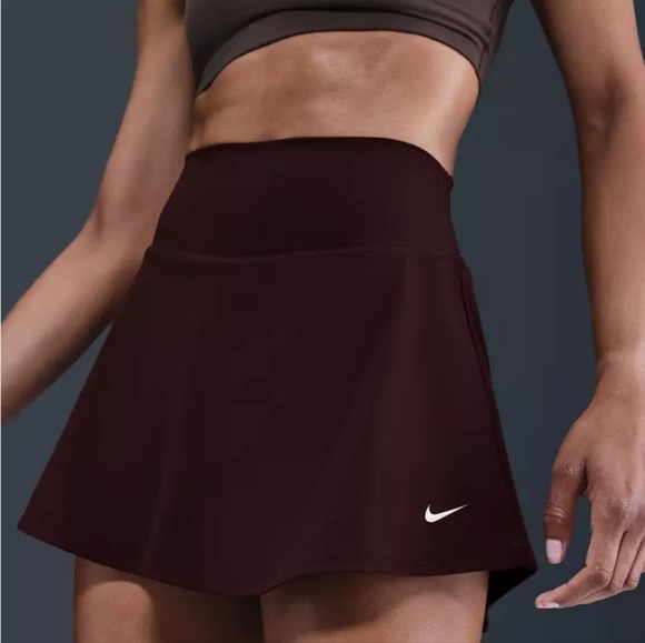 Nike Dresses & Skirts - Nike One Dri-Fit Burgundy Crush Athletic Skort, NWT